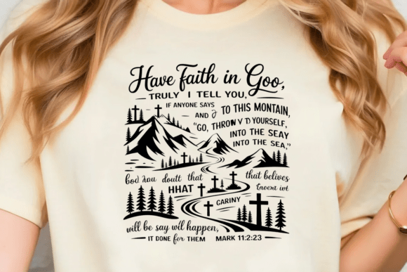 Bringing Faith to Life with the Jesus Scripture I Have What I Say Bible Design