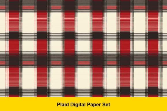 Crimson Red Plaid Papers: Elevating Your Creative Projects with Rich, Versatile Digital Backgrounds