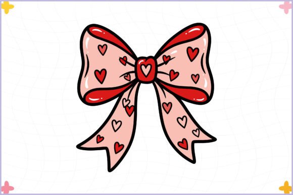 Enhancing Creative Projects with High-Quality Valentines Bow Vector Clipart SVG PNG