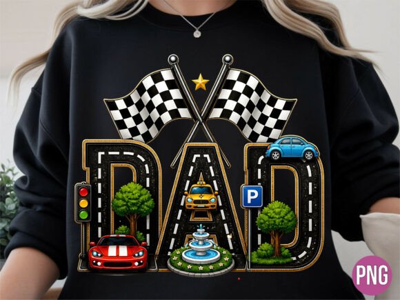 Integrating Car Dad Racing Track Highway Fathers Day Designs into Your Creative Workflow