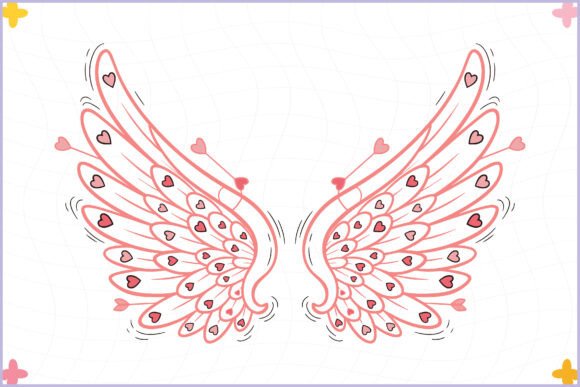Valentine Hearts Angel Wings Clipart PNG: A Creative Guide for Designers and Crafters